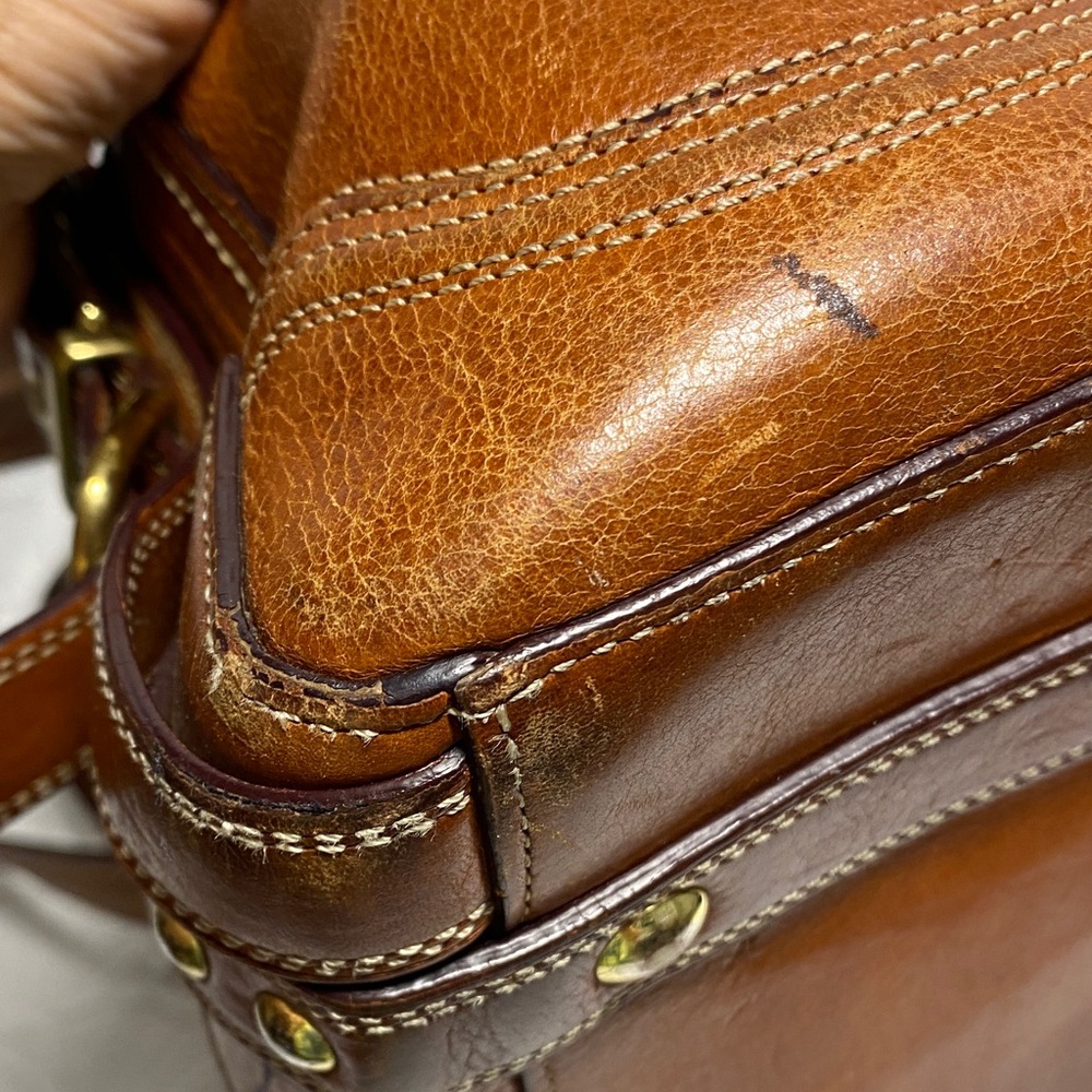 Coach Brown Leather Satchel - Picture 8 of 16